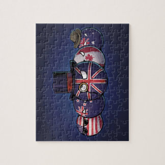 Puzzle Anglosajón Countryballs