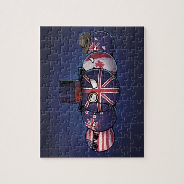 Puzzle Anglosajón Countryballs (Vertical)