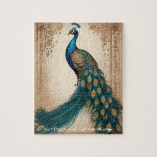 Puzzle Animación Boho peacock
