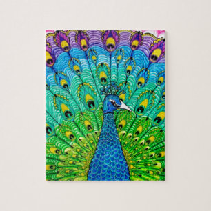 Puzzle Animación de pájaro de Peacock