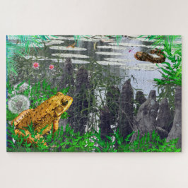 Puzzle Animal de rana de ciénaga
