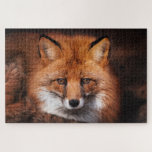 Puzzle Animal de Red Fox Wild Woodland<br><div class="desc">Este diseño presenta un retrato de zorro rojo. #fox #redfox #woodland #bosque #animal #salvaje #depredador #foto #fotografía #fotografía #animalphotography #puzzles #jigsaw #jigsawpuzzle #game #fun #medias stuffers #secretsanta #gifts #giftsforhim #giftsforher #forher</div>