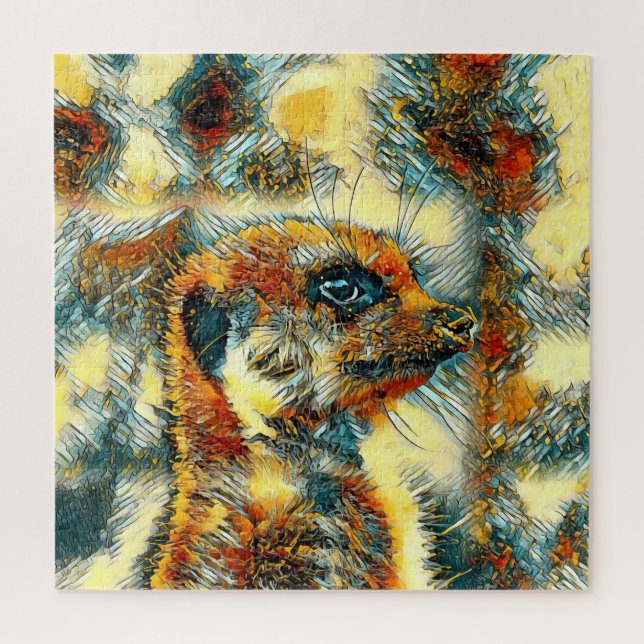Puzzle AnimalArt_Meerkat_004 (Vertical)
