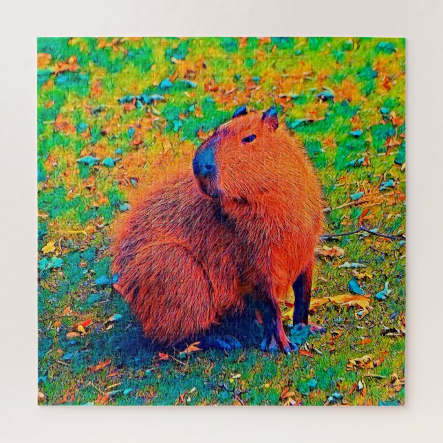 Puzzle AnimalColor_Capybara_008 (Vertical)