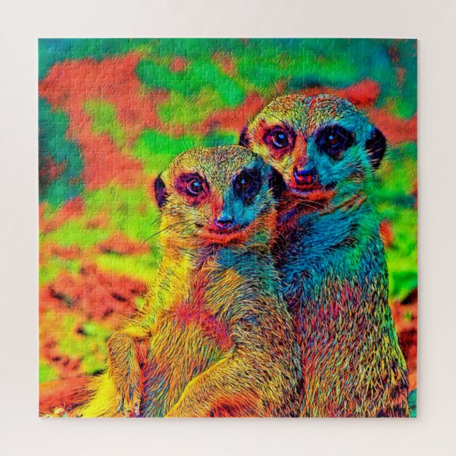 Puzzle AnimalColor_Meerkat_002 (Vertical)