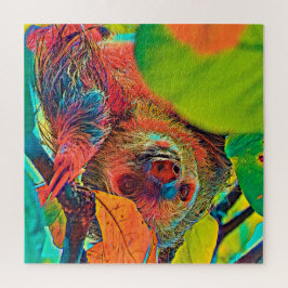 Puzzle AnimalColor_Sloth_001_by_JAMColors