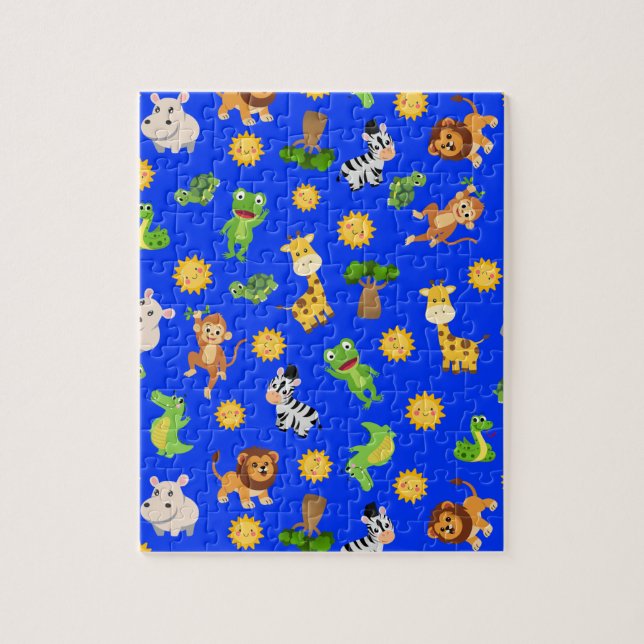 Puzzle Animales africanos (Vertical)