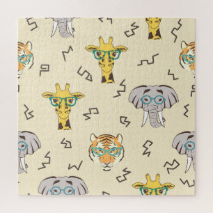 Puzzle Animales africanos: Patrón sin foco