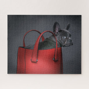 Puzzle Animales de bebé más afectados Bolsa de mano roj