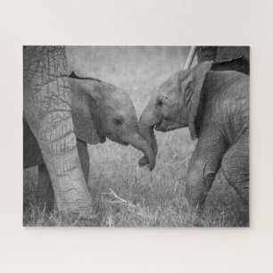 Puzzle Animales de bebé más afectados Saludo de los beb