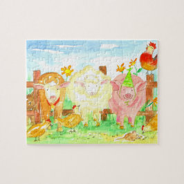 Puzzle Animales de la granja Barnyard