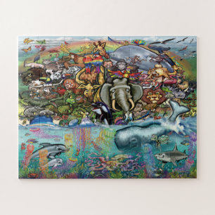 Puzzle Animales de Tierra y Mar