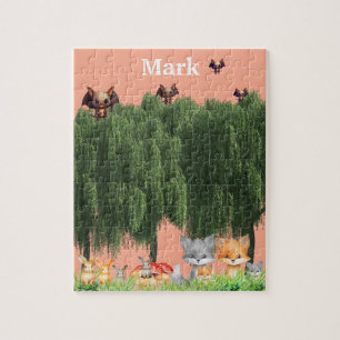 Puzzle Animales del Bosque Zorros Conejos y Más