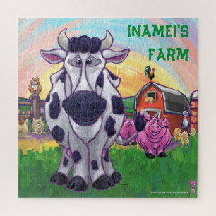 Puzzle Animales desfilan vacas y amigos de Barnyard