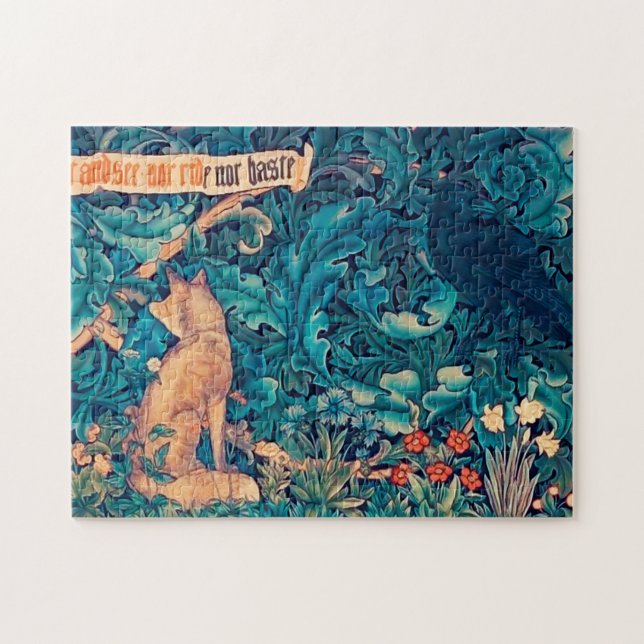 Puzzle Animales en el bosque, William Morris Jigsaw Puzzl (Horizontal)