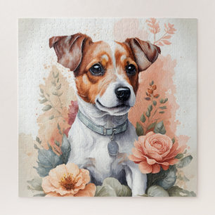 Puzzle Animales para bebés Jack Russell Terrier Puppy