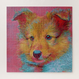 Puzzle Animales populares - Cachorro