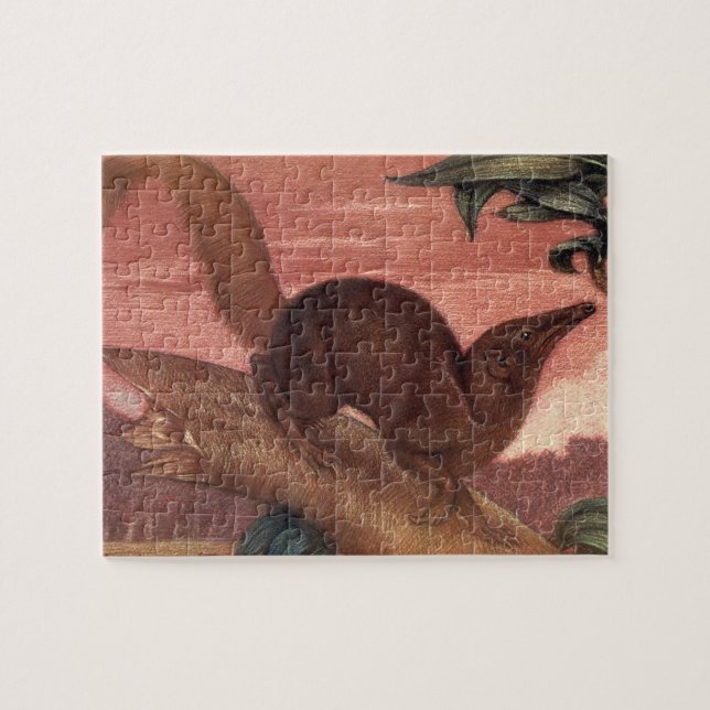 Puzzle Animales salvajes de época, árboles de Louis Sarge (Horizontal)