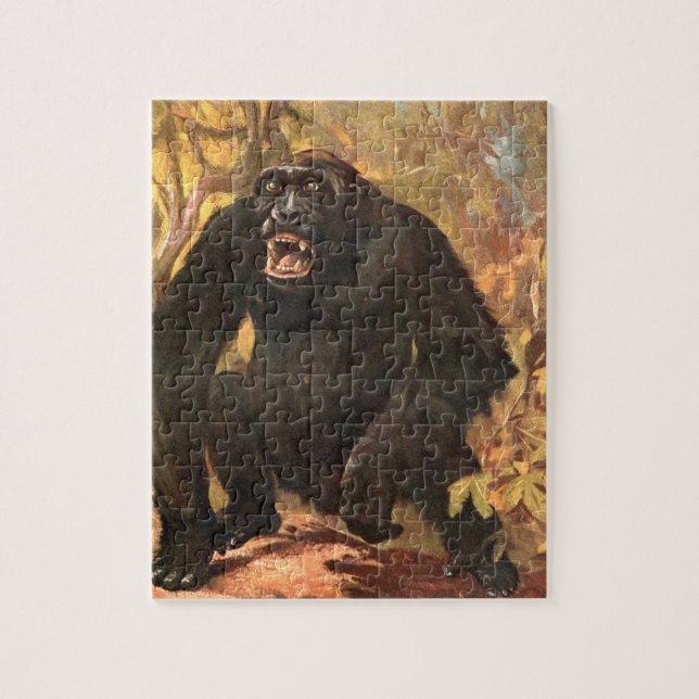 Puzzle Animales salvajes, gorilas o grandes simios de Cis (Vertical)