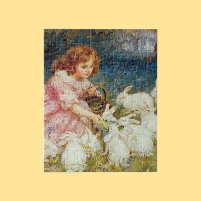 Puzzle Animales Tiernos Vintage de Pascua (Subido por el creador)