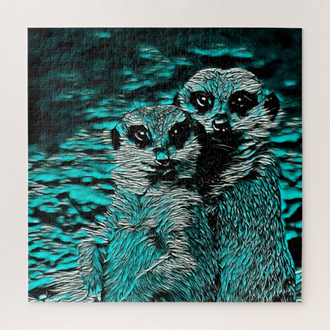 Puzzle AnimalMix_Meerkat_001 (Vertical)