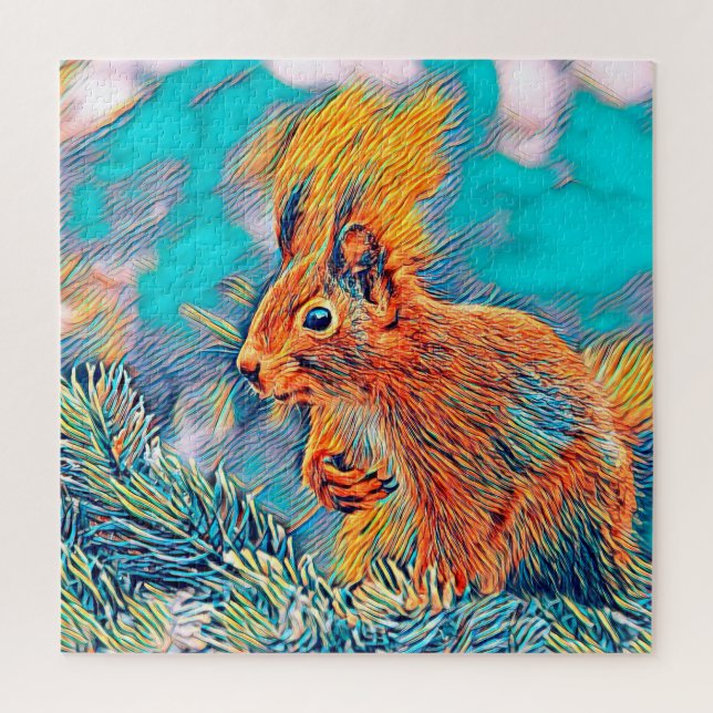 Puzzle AnimalMix_Squirrel_001_by_JAMColors (Vertical)