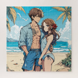 Puzzle Anime boy y chica