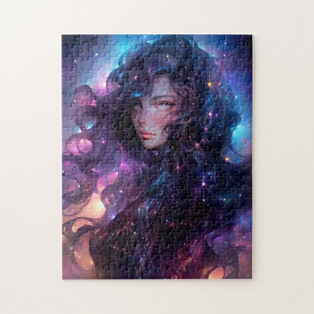 Puzzle Anime Chica Hecho De Estrellas (Vertical)