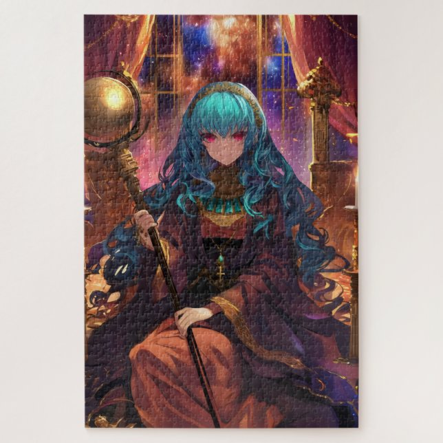 Puzzle Anime Chica Magicie Fantasy (Vertical)