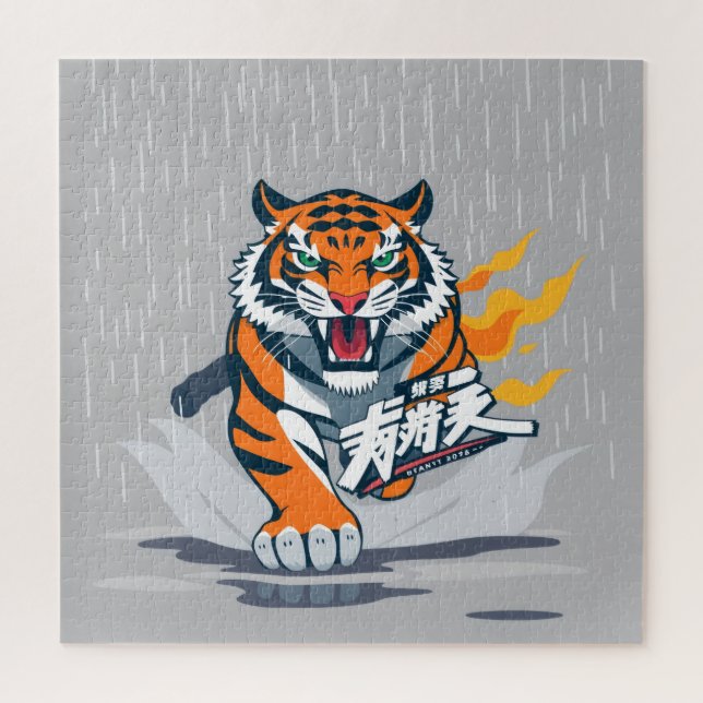 Puzzle Anime de tigre (Vertical)