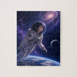 Puzzle Anime en el espacio
