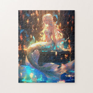Puzzle Anime Mermaid Chica Fantasy Art