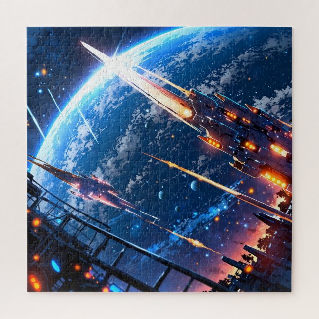 Puzzle Anime space art (Vertical)