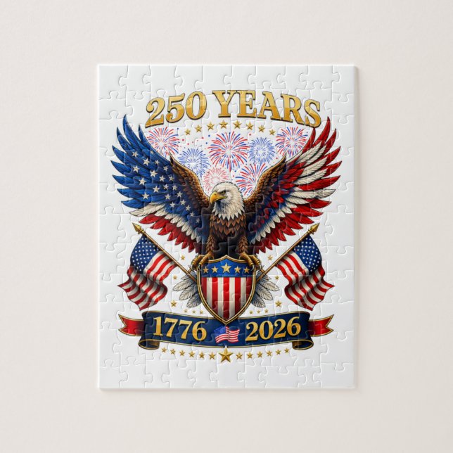 Puzzle Aniversario 250 de EE. UU. 1776-2026 (Vertical)