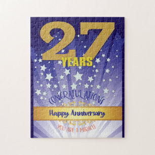 Puzzle Aniversario de la Recuperación de 27 Años Negrita