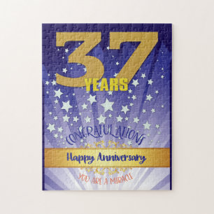 Puzzle Aniversario de la Recuperación de 37 Años Negrita