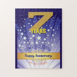 Puzzle Aniversario de la Recuperación de 7 Años Negrita N