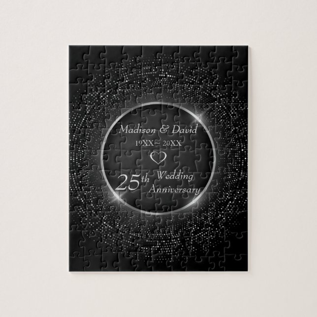 Puzzle Aniversario de los Círculos Glittering (Vertical)