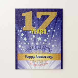 Puzzle Aniversario de recuperación de 17 años Número en n