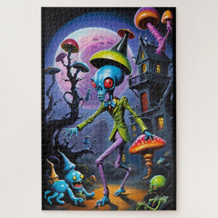 Puzzle Ankle-Biter en la fantasía de Shroom Town