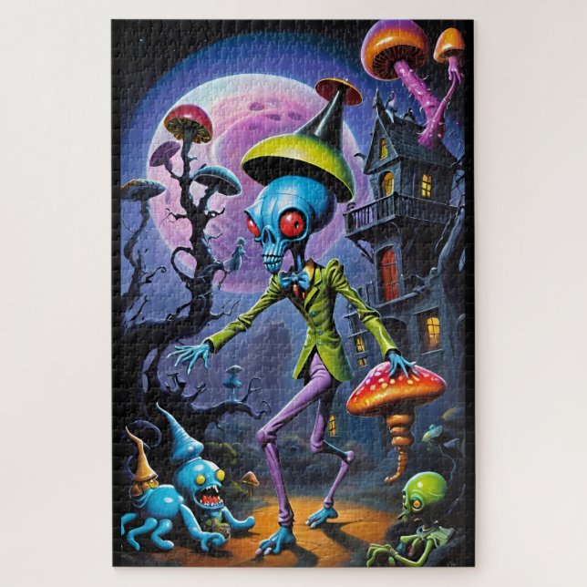 Puzzle Ankle-Biter en la fantasía de Shroom Town (Vertical)