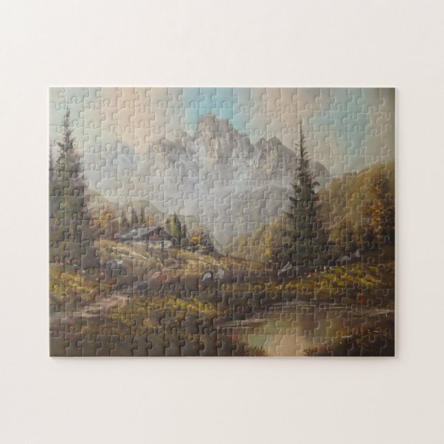 Puzzle Ann Hayes Pintando Sueño Baviera (Horizontal)