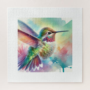 Puzzle Annas Hummingbird 020824AREF113 - Watercolor