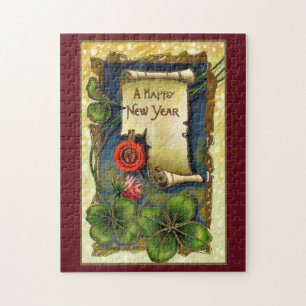 Puzzle Año Nuevo con Clovers