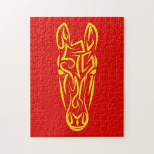 Puzzle Año Nuevo Lunar Chino del Caballo 2026 4724 Fuego