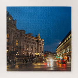 Puzzle Anochecer parisino en el Palais Garnier
