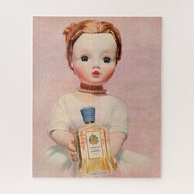 Puzzle Años 1950 Yardley y Madame Alexander doll (Vertical)