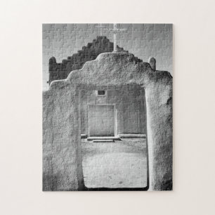 Puzzle Ansel Adams - Entrada a la Iglesia - Nuevo México