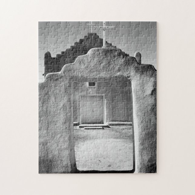 Puzzle Ansel Adams - Entrada a la Iglesia - Nuevo México (Vertical)