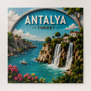 Puzzle Antalya Turquía Riviera Turca Mediterráneo Viaje